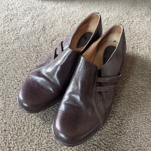 Clarks Artisan Brown Leather Shoes